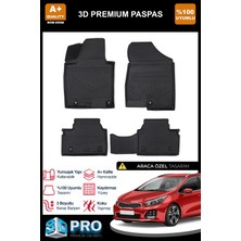 Nova Krom Kia Ceed 3D Pro Havuzlu Paspas 2012-2018