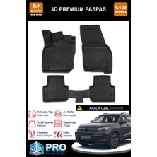 Nova Krom Vw Tiguan 3D Pro Havuzlu Paspas 2024 Üzeri