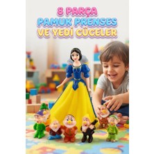 Farbu Oyuncak 8 Parçalı: Pamuk Prenses ve 7 Cüceler Snow White Eğlenceli Figür Seti