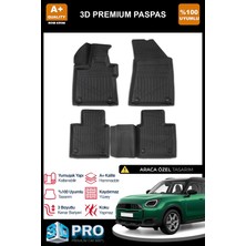 Nova Krom Mini Countryman U25 3D Pro Havuzlu Paspas 2024 Üzeri