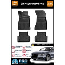 Nova Krom Audi A5 3D Pro Havuzlu Paspas 2016-2024