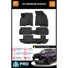 Nova Krom Chery Tiggo 8 7 Koltuk 3D Pro Havuzlu Paspas 2022-2025