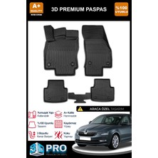 Nova Krom Skoda Octavia 3D Pro Havuzlu Paspas 2013-2017