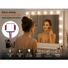 Melko Electronic Ayna Arkası Dokunmatik Işık Anahtarı 12V(5A) – Dimmer Özellikli
