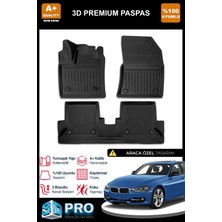 Nova Krom Bmw 3 Serisi F30 3D Pro Havuzlu Paspas 2012-2019