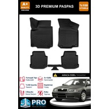 Nova Krom Skoda Octavia 3D Pro Havuzlu Paspas 1999-2006