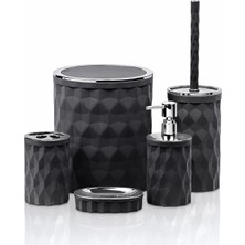Kosova Diamond 5'li Banyo Seti Antrasit/krom OKY-1302 Dmd-04