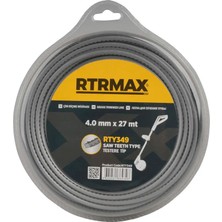 RTRMAX RTY349 Tırpan Misinası Testere Gri 4.0 mm x 27 mt