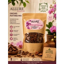 Allure Orchid Premium Orkide Toprağı 2 Litre İthal Çam Kabuğu ve CocoHusk Chips Karışımı