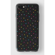 Moonset Iphone 7/8/se Uyumlu Baskılı Yumuşak Silikon Şeffaf Telefon Kılıfı