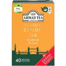 Ahmad Tea 40'lı Klasik Ceylon Tea Demlik Poşet Çay 80 G