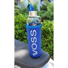 Hikmetlirenk Sağlıklı My Bottle Voss Kılıflı Cam Matara  1 Lt