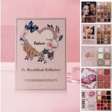 Floraglow 5 Katlı Kitap Şeklinde Makyaj Seti Heart Collection Serisi