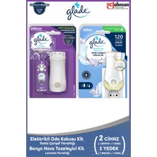 Glade Elektrikli Oda Kokusu Kit Temiz Çarşaf Ferahlığı + Banyo Hava Tazeleyici & Yedek Lavanta 10ML