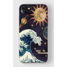 Moonset Iphone 7/8/se Uyumlu Baskılı Yumuşak Silikon Şeffaf Telefon Kılıfı