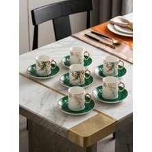 618 Concept Porselen Blossoms 6 Lı Kahve Fincanı Seti