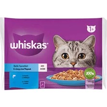 Bezos Pouch Jöle Içinde Somonlu ve Ton Balıklı Yetişkin Kedi Konservesi 4 Adet 85 gr
