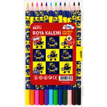 Danacı Kırtasiye Fatih Taraftar Kanarya Kuru Boya 12 Renk Çantalı