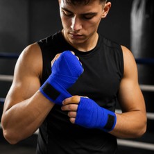 Voltrike Cyc 3.5 Metre Mavi Boks-Kickbox-Muay Thai-Sanda El Bandajı