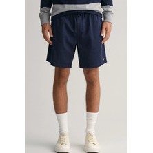 Gant Men's Regular Fit Soft Canvas Bermuda Shorts Erkek Yumuşak Kanvas Bermuda Şort Lacivert