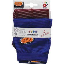 Ilke 342 Çocuk Likralı Boxer Ikili Paket
