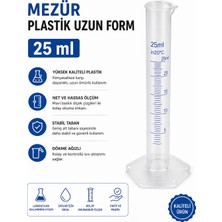 Labolist Mezür Plastik Uzun Form 25 ml