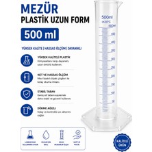 Labolist Mezür Plastik Uzun Form 500 ml