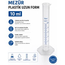 Labolist Mezür Plastik Uzun Form 10 ml