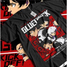 Touz Anime Bluelock Baskılı Unisex Oversize T-Shirt