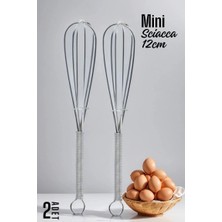 Aesco Sciacca Mini Çırpıcı Çelik 2 Adet