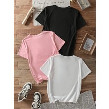 Touz 3 Lü Cute Kids Design Unisex Oversize T-Shirt