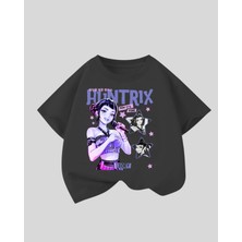 Touz Kpop Demon Hunterix Kids Design Unisex Oversize T-Shirt