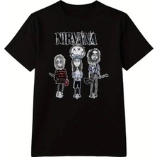 Touz Nirvana Baskılı Oversize Unisex T-Shirt