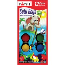 Fatih 12 Renk Sulu Boya
