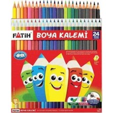 Fatih 24 Renk Tam Boy Kuru Boya Kalemi