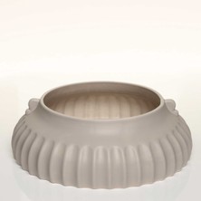 Evdema Bowl Krem Vazo 33*33*10 cm AK.JL0046