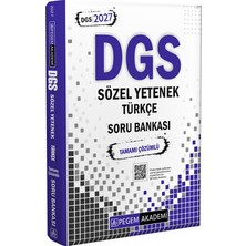 Pegem 2027 Dgs Sözel Yetenek Türkçe Tamamı Çözümlü Soru Bankası Pegem Akademi