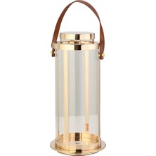 Evdema Gold Büyük Matara Fener 21*21*44 cm AK.JD0076