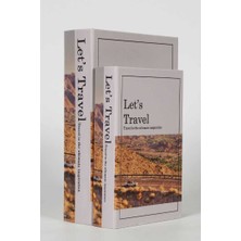 Evdema Vitale Let S Travel Kitap Kutu 30*21*7 cm AK.JI0073