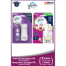 Glade Elektrikli Oda Kokusu Kit Bahar Çiçekleri + Banyo Hava Tazeleyici & Yedek Lavanta Ferahlığı 10ML