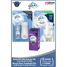Glade Elektrikli Oda Kokusu Kit Temiz Çarşaf + Banyo Hava Tazeleyici & Yedek Temiz Çarşaf + Lavanta 10ML