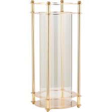 Evdema Gold Büyük Toplu Mumluk 20*20*50 cm AK.JD0078