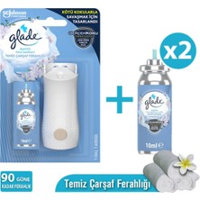 Glade Banyo Hava Tazeleyici Temiz Çarşaf Ferahlığı 90 Gün Etkili