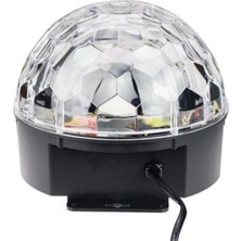 Aesco Kumandalı Kristal LED Rgb Disko Topu