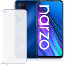 Schitec Realme Narzo 30 5g Uyumlu Ön Yüzey Nano Şeffaf Hidrojel Ekran Koruyucu