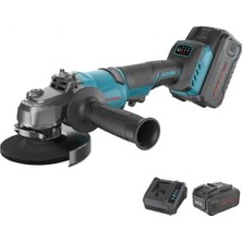 Catpower Kömürsüz Akülü Avuç Taşlama 150 mm Li-Ion 40V +( 4.0 Ah Akü 2 Adet)+(Hızlı Şarj Cihazı)
