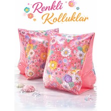 Vaelmont Çiçek Desenli Çocuk Kolluk Seti (2-6 Yaş) Kolluk & Simit