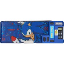 Smiggle - Sonic Pop Out Otomatik Hesap Makineli Kalem Kutusu