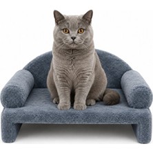 Vaelmont Peluş Kedi Koltuğu ve Kanepesi, Rahat ve Şık Tasarım, 45X33X25 cm Kedi ve Köpek Yatağı