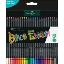 Faber-Castell Black Edition Kuru Boya 24 Renk